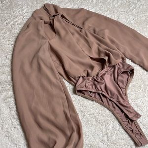 Dressy Tan Bodysuit